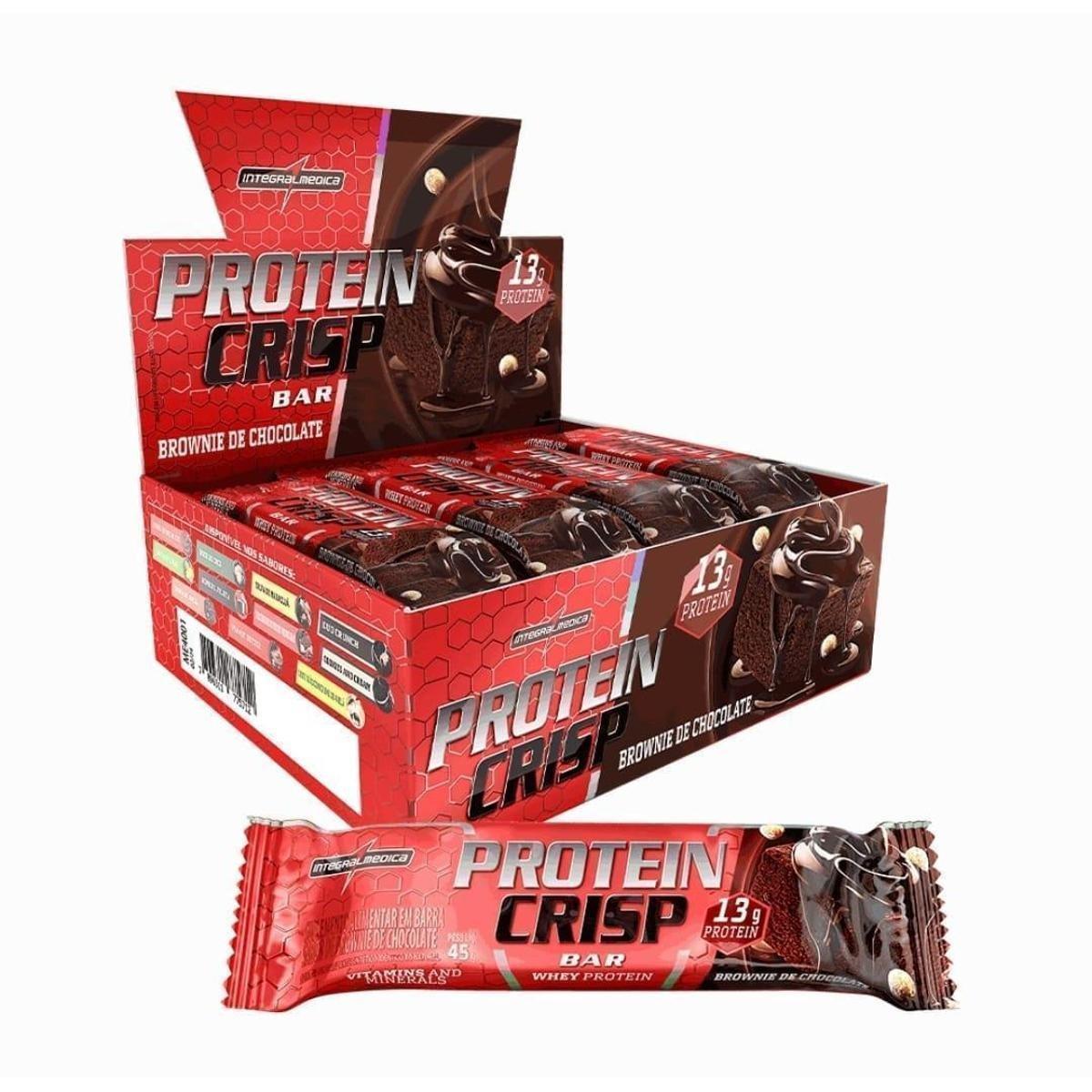 Barra de Proteína Protein Crisp Bar - caixa com 12 unidades Menor preço em Barra de Proteína Protein Crisp Bar - caixa com 12 unidades
