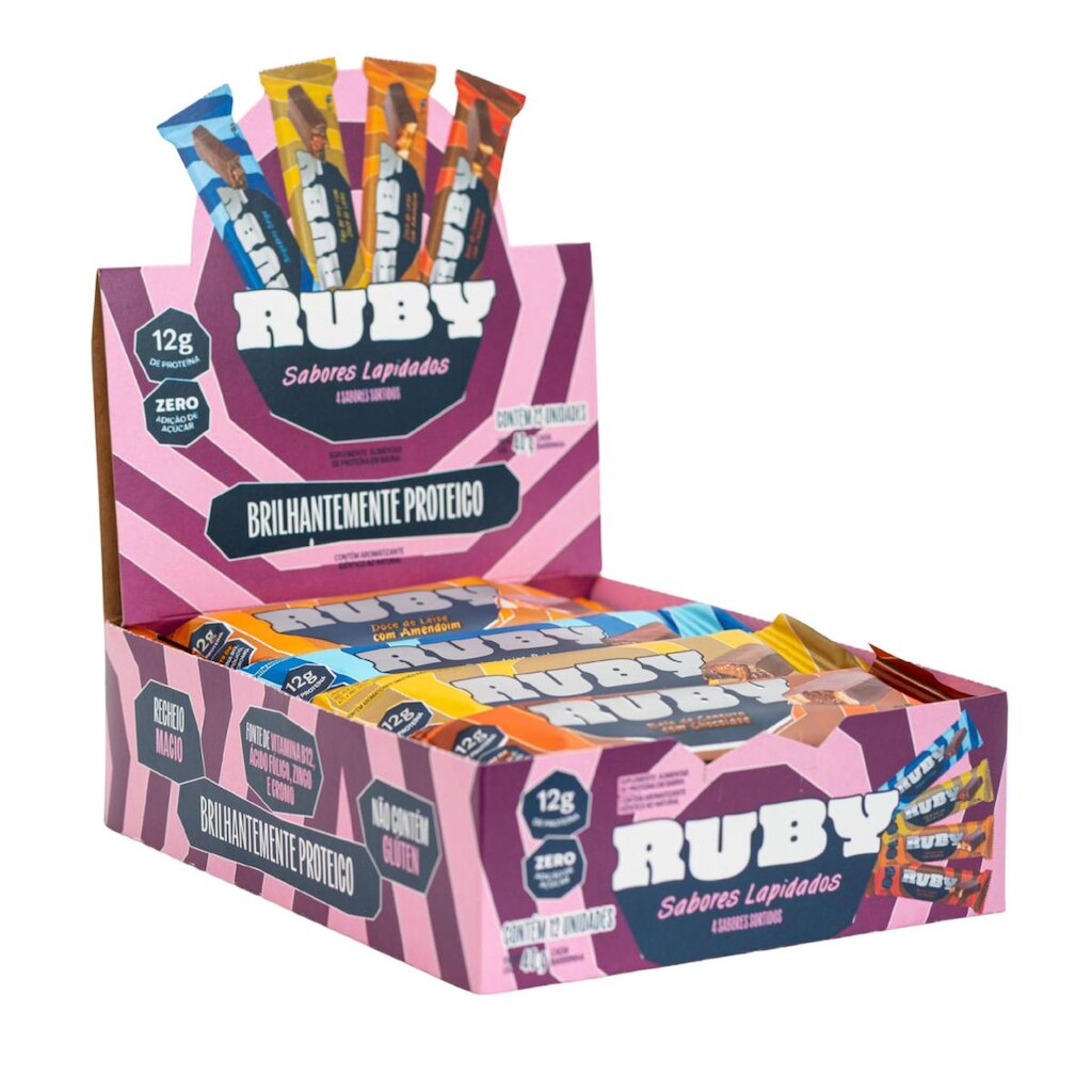 Barra de Proteína Ruby 40 g - 12 Unidades