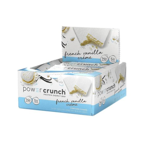 Barra de Proteínas Power Crunch Display 12 Uni - BNRG Menor preço em Barra de Proteínas Power Crunch Display 12 Uni - BNRG