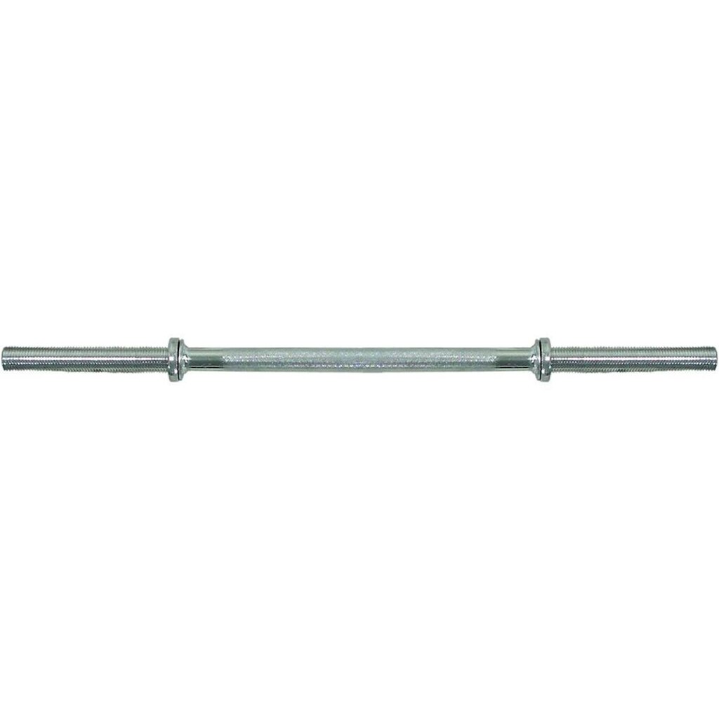 Barra Maciça 30 Cm Com Rosca Cromada Poli Sports