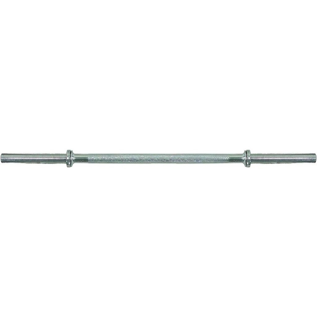 Barra Maciça 40 Cm Com Rosca Cromada Poli Sports