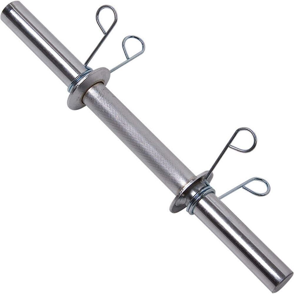 Barra Maciça 40Cm Com Presilhas - Polimet