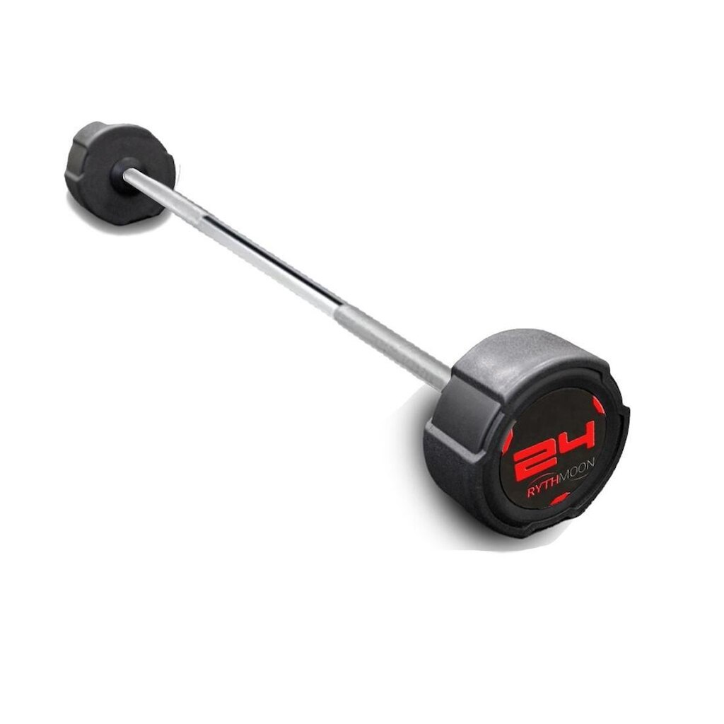 Barra Montada Cross Reta Pegada Recartilhada 24kg Rythmoon