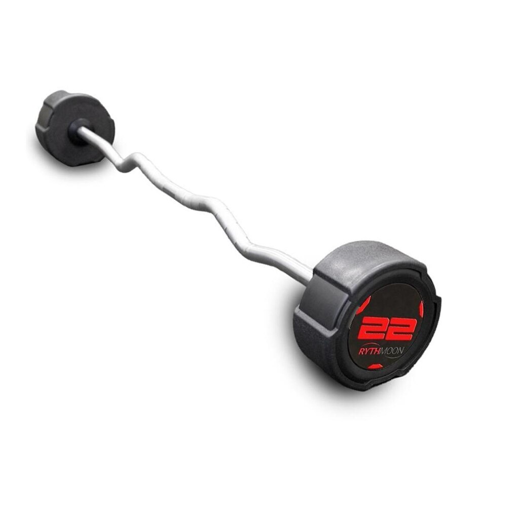 Barra Montada Cross W Pegada Recartilhada 22kg Rythmoon