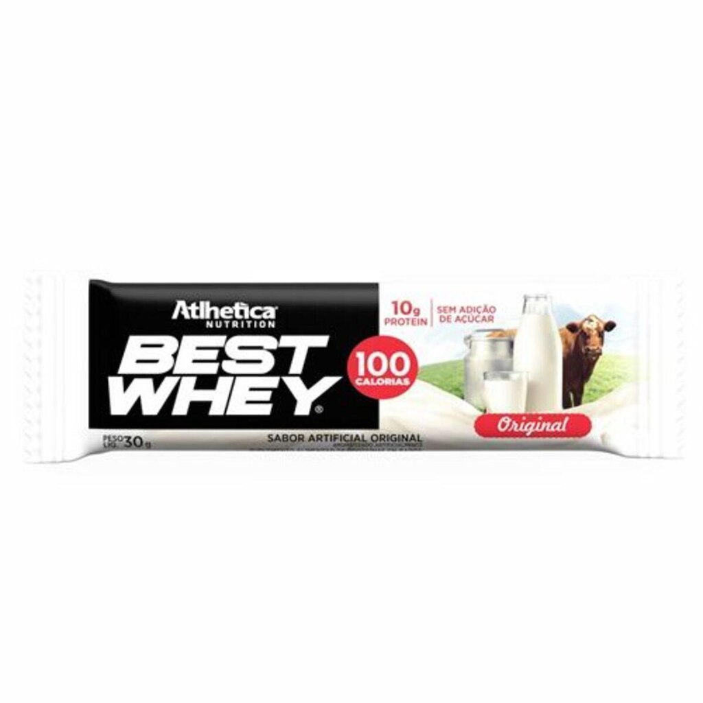 Barra Proteica Best Whey  1 Barra 30g Original  Atlhetica Nutrition