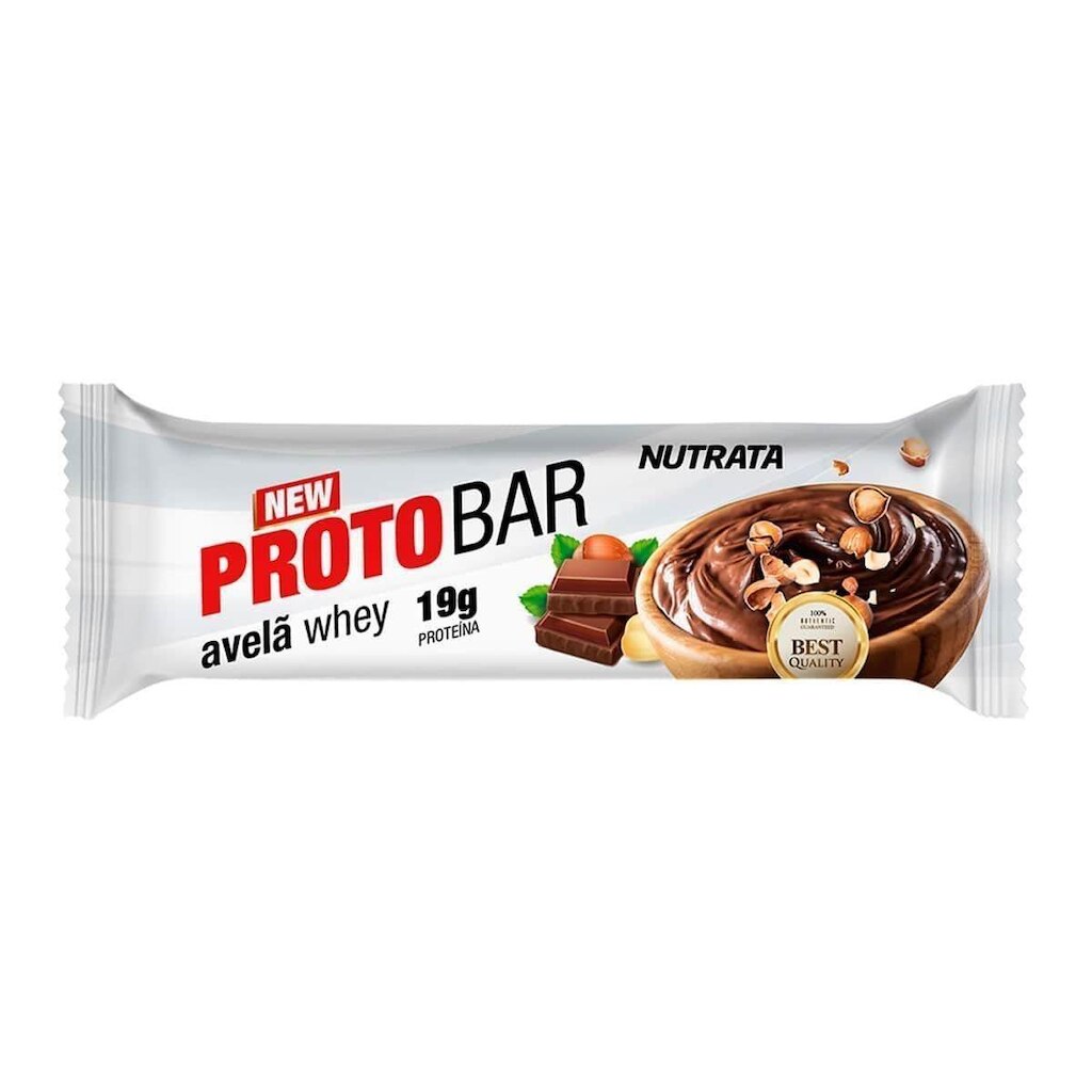 Barra Protobar Whey - 1 Unidade 70g Avelã - Nutrata