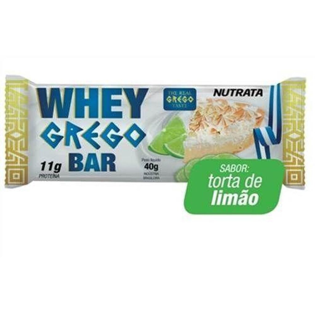 Barra Whey Grego Bar Nutrata - 1 Unid de 40g