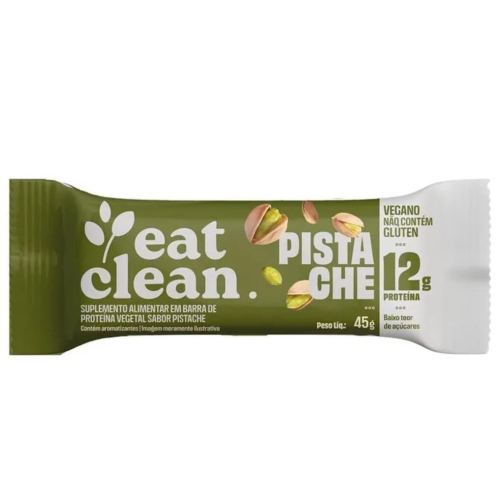 Barrinha de Proteina - 1 Barra 45g Pistache - Eat Clean
