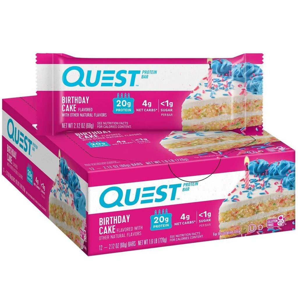 Barrinha proteíca Quest Protein Display importado