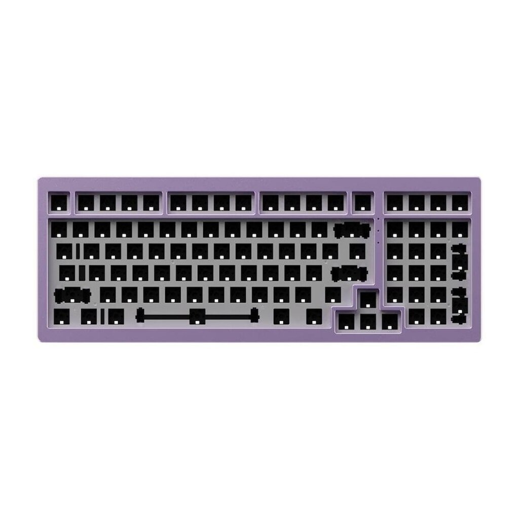 Base de Teclado Mecânico Monsgeek Barebone M2 QMK, Barebone Roxo