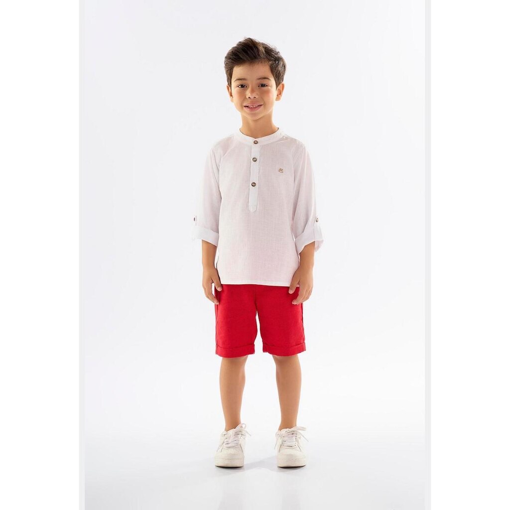 Bata Infantil para Menino em Algodão Up Baby