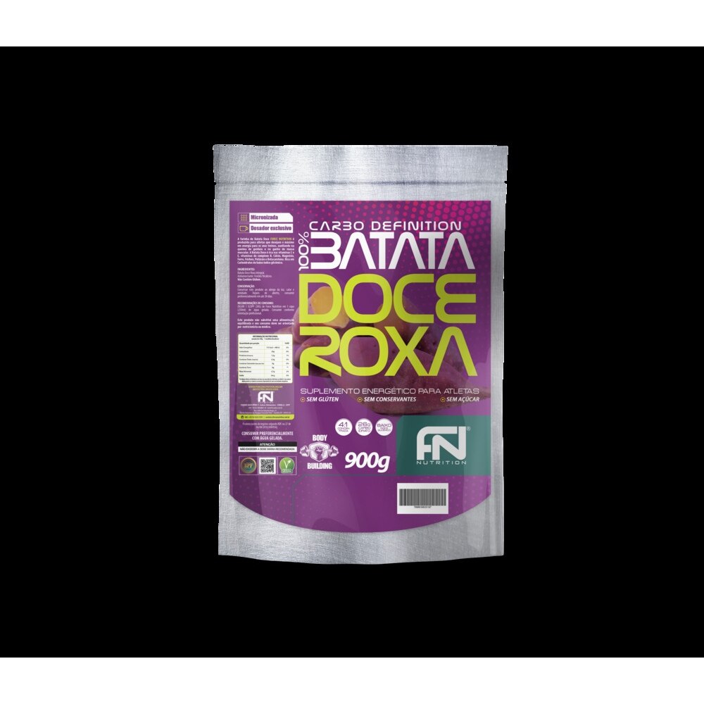 Batata Doce Roxa 100% Refil Force Nutrition 900Gr