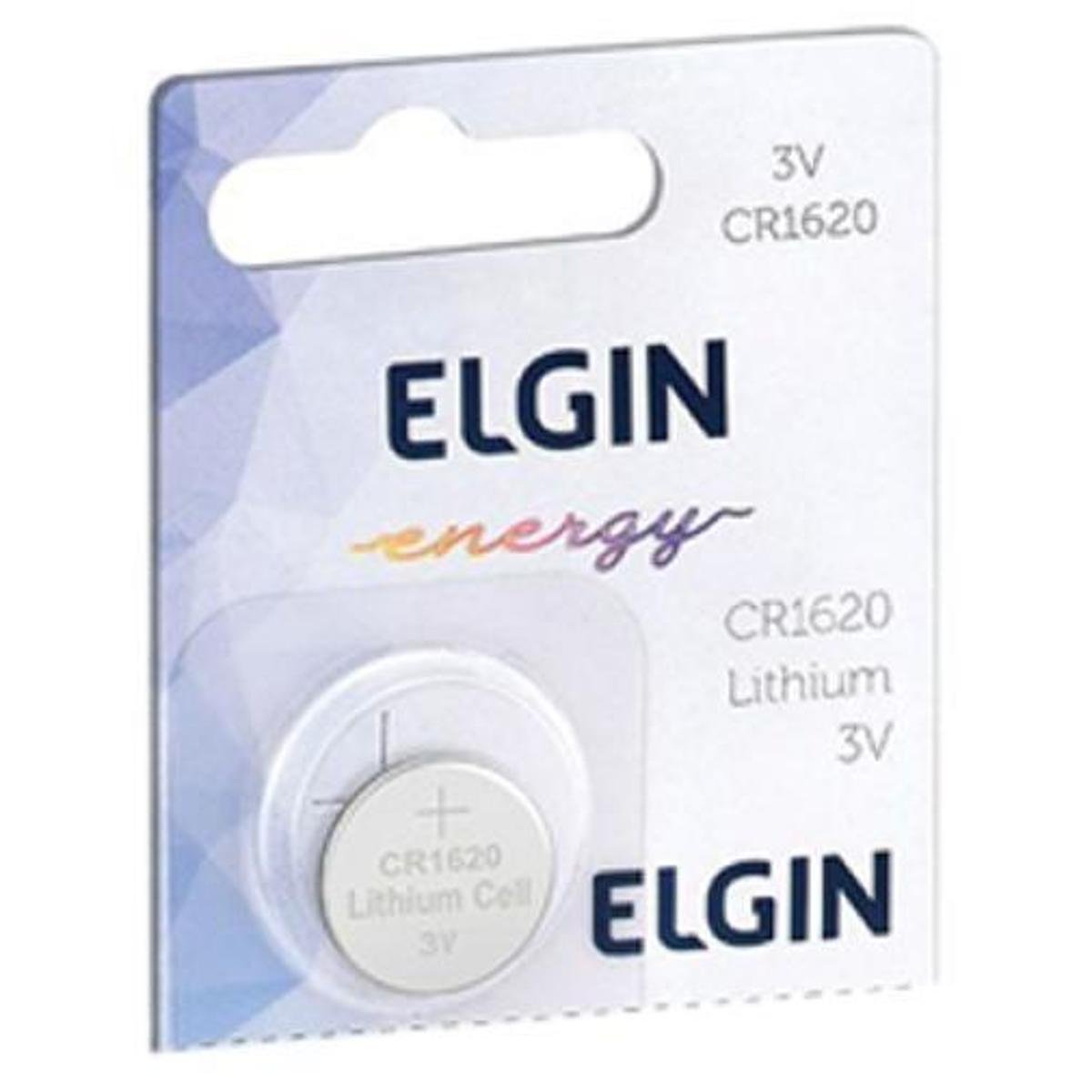 Bateria de Lítio CR1620 Elgin 82303 - Unidade Menor preço em Bateria de Lítio CR1620 Elgin 82303 - Unidade