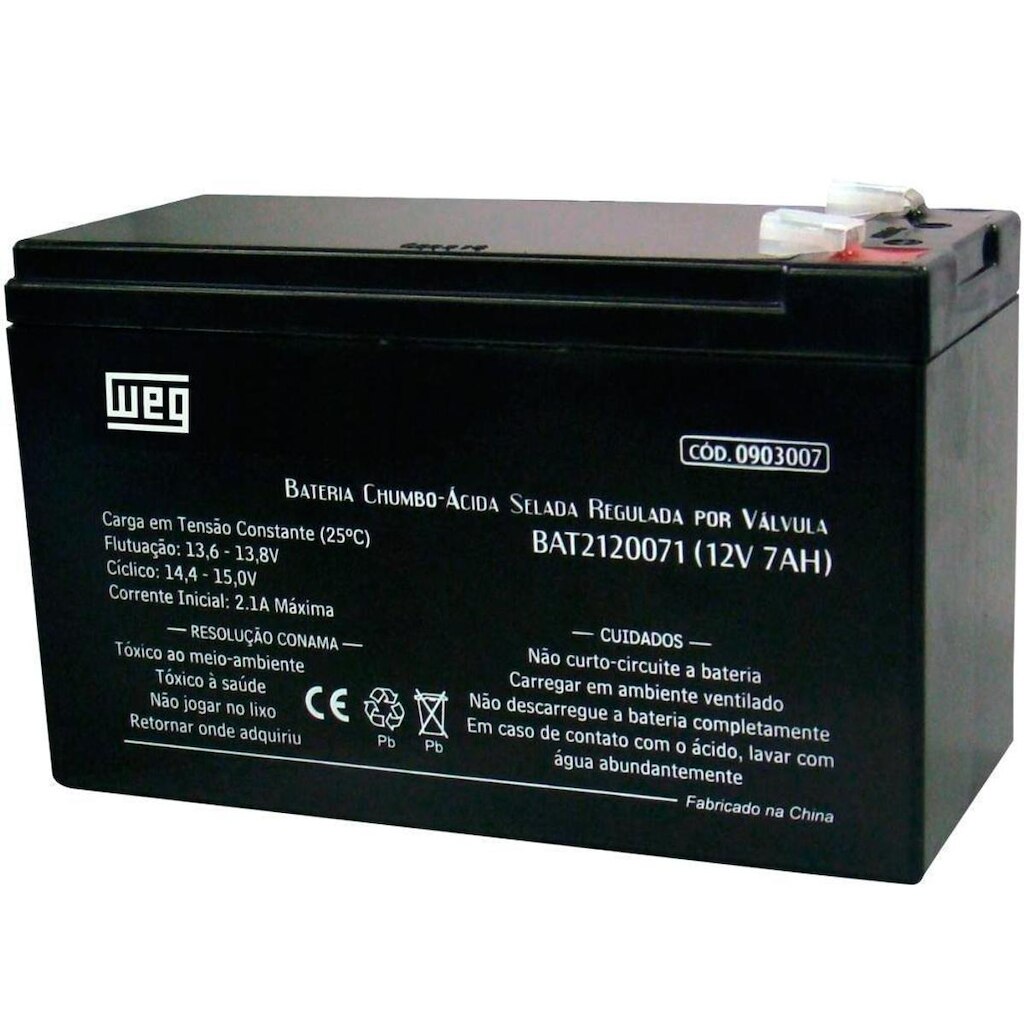 Bateria WEG Selada - VRLA 12V/7AH 13293745