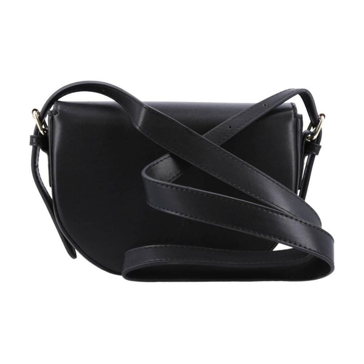 basic black crossbody bolsa