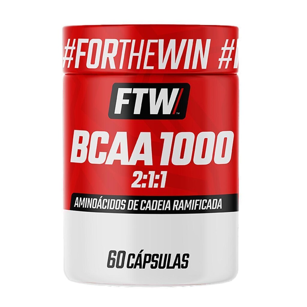 BCAA 1000mg 2.1.1 60 Cápsulas FTW