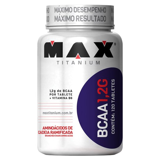 BCAA 1,2 g 120 Tabs - Max Titanium é ruim? BCAA 1,2 g 120 Tabs - Max Titanium é boa?