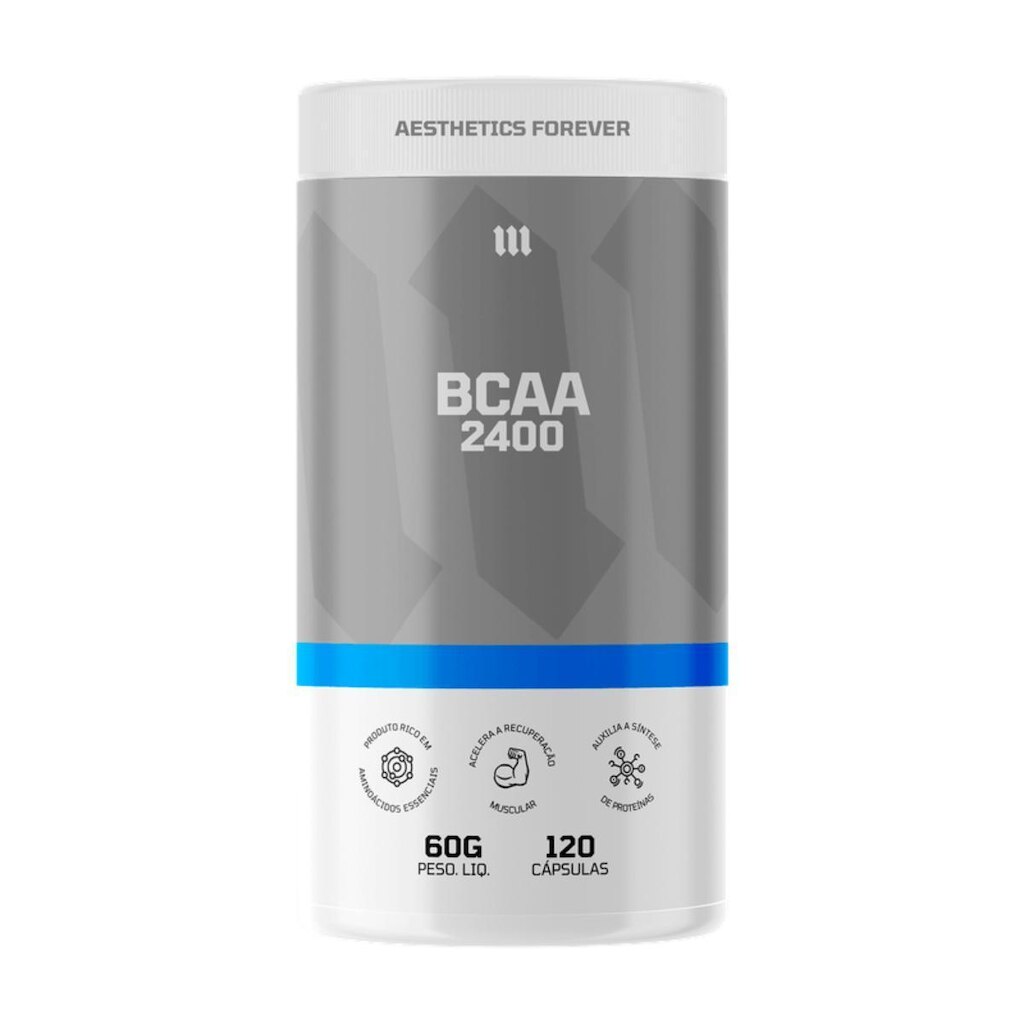 BCAA 2400 120 Cápsulas - MITH OFICIAL