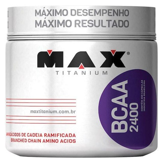 BCAA 2400 450 Cáps - Max Titanium é ruim? BCAA 2400 450 Cáps - Max Titanium é boa?