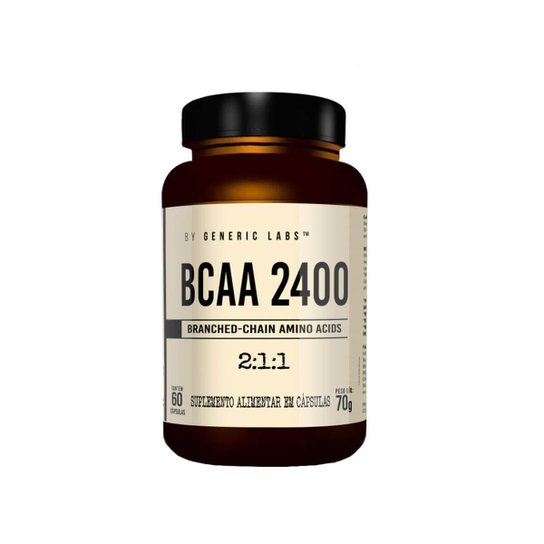 Bcaa 2400 60 Cáps Generic Labs Menor preço em Bcaa 2400 60 Cáps Generic Labs