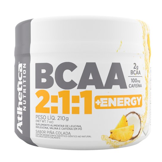BCAA 2:1:1 + Energy 210G - Atlhetica Nutrition -
