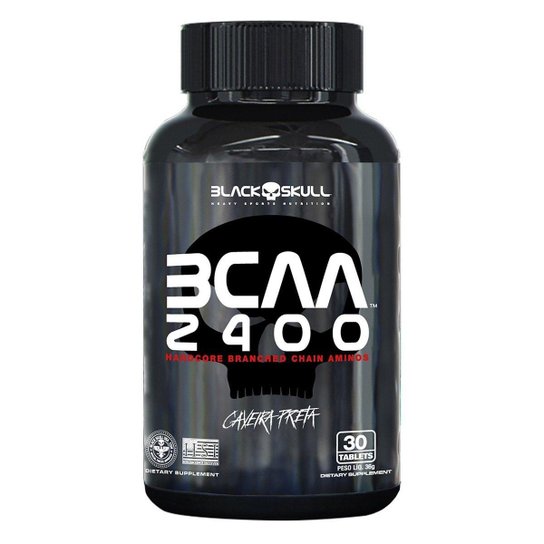 Bcaa Black Skull 2400 - 30 Tabs Menor preço em Bcaa Black Skull 2400 - 30 Tabs