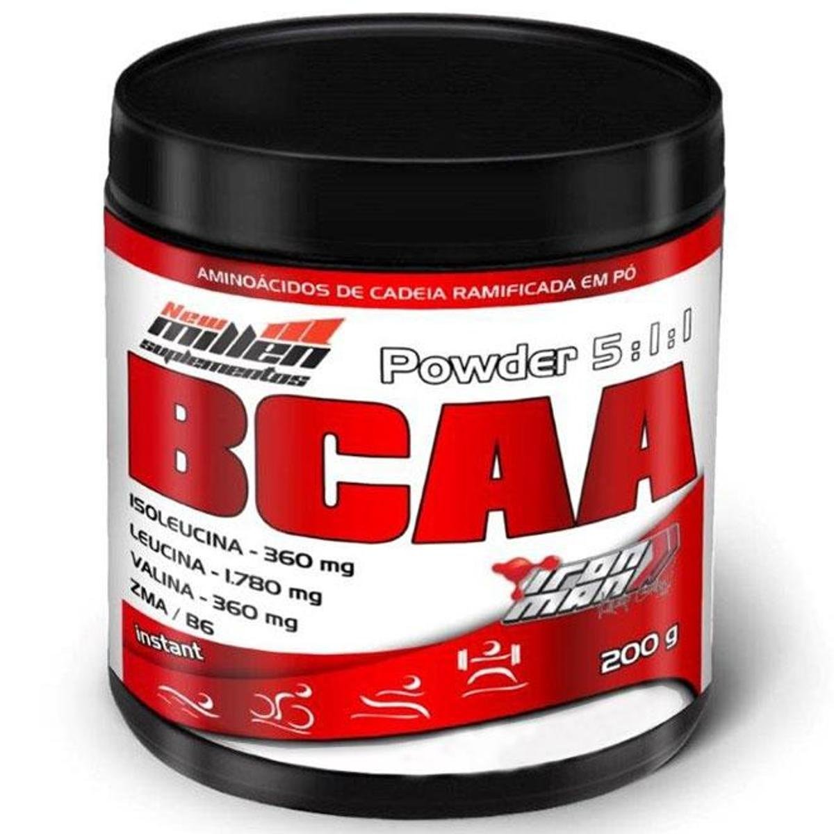 Bcaa Powder 200G New Millen Natural Netshoes