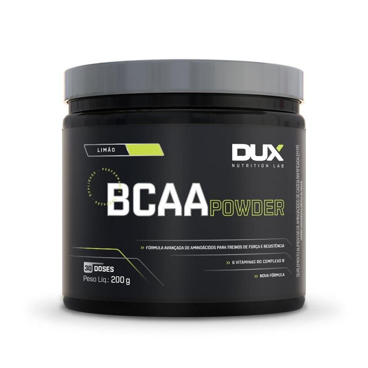 BCAA Powder Dux Nutrition 200g Menor preço em BCAA Powder Dux Nutrition 200g