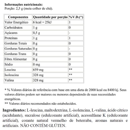 BCAA Power 500 g Labrada Citrus Netshoes