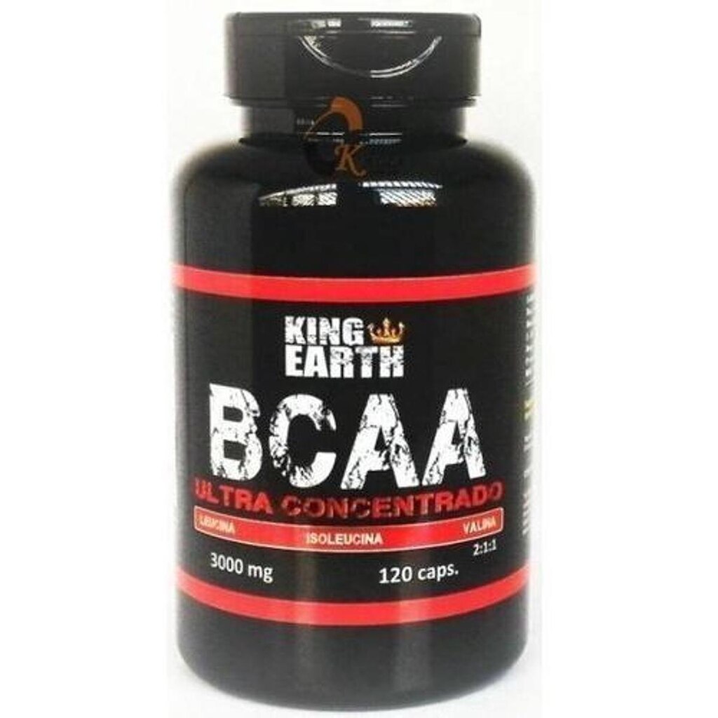 Bcaa Ultra Concentrado 120 Cápsulas 3000mg - King Earth - Sem Sabor
