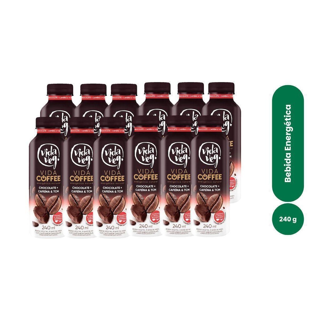Bebida A Base De Aveia Vida Coffee Vida Veg Chocolate 12unid