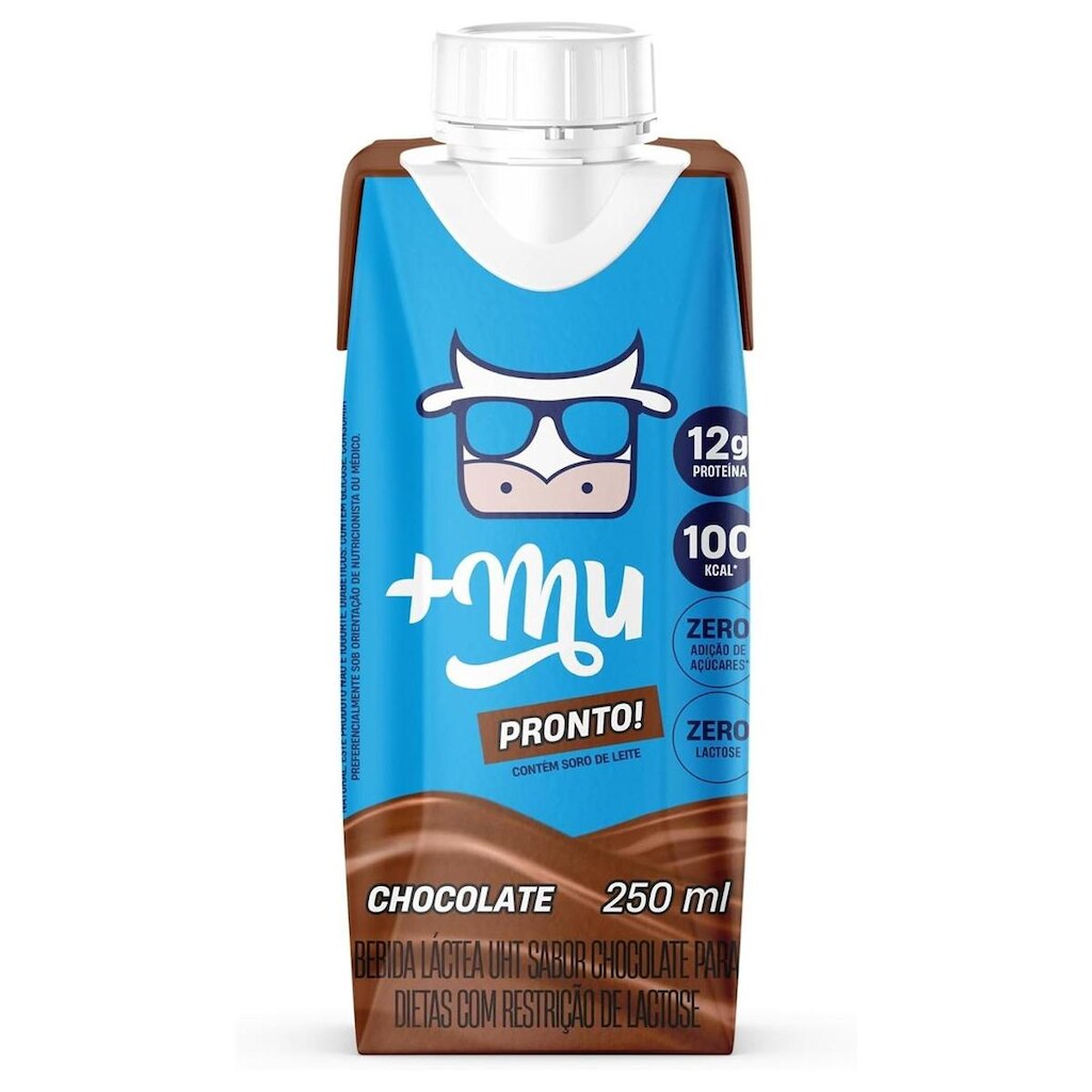 Bebida Lactea UHT Chocolate Pronto Para Beber 1und 250ml Mu +Mu