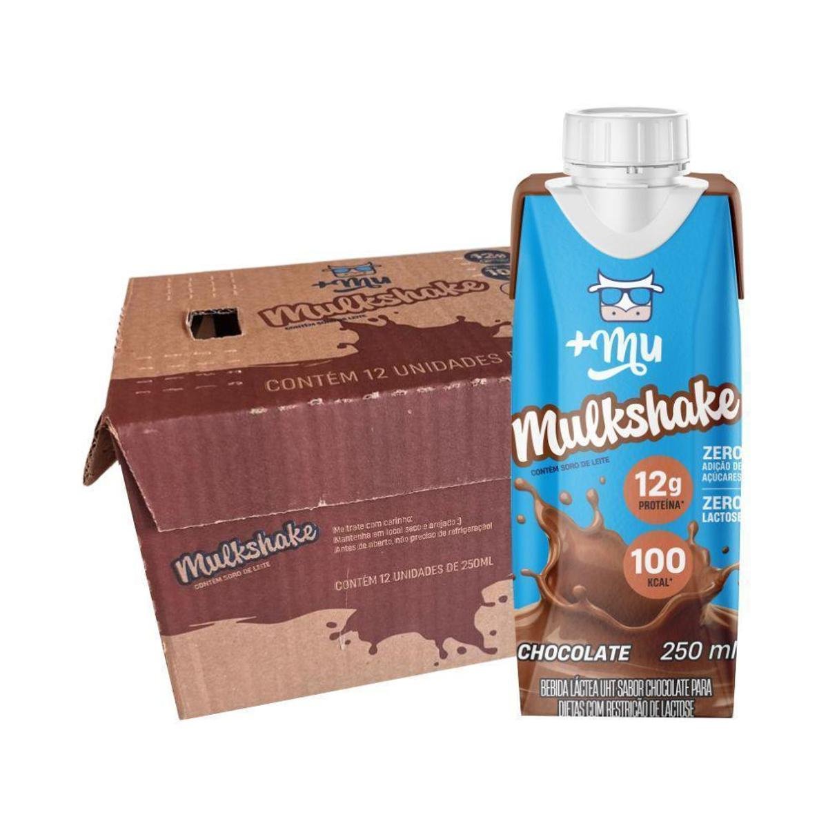 Bebida Láctea UHT com 12g de Proteínas +Mu Cappuccino sem Lactose 250ml 12 Unidades Menor preço em Bebida Láctea UHT com 12g de Proteínas +Mu Cappuccino sem Lactose 250ml 12 Unidades