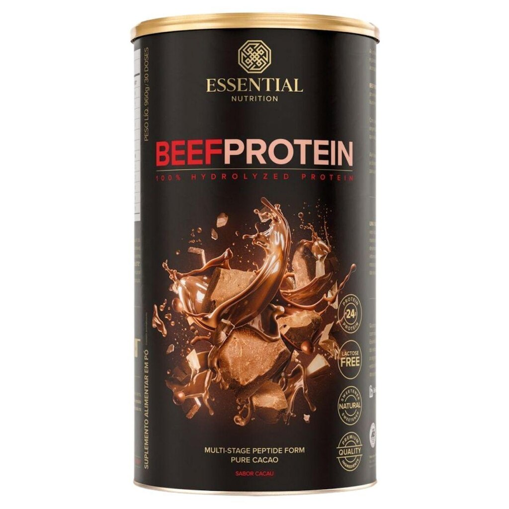 Beef Protein 100% Hydro Pure Proteina da Carne 960g Essential