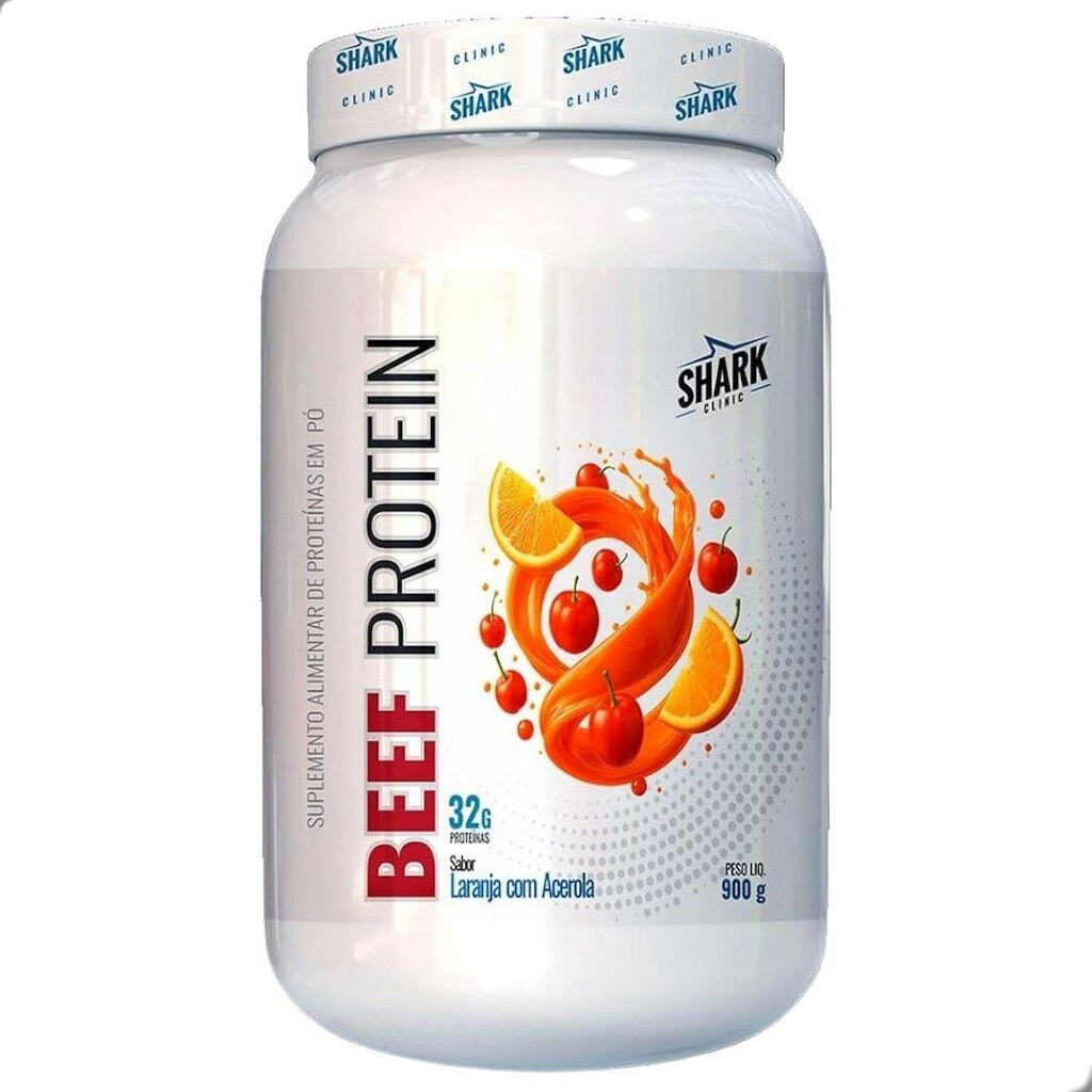 Beef Protein 32g Proteina da Carne Pote 900g Shark Pro