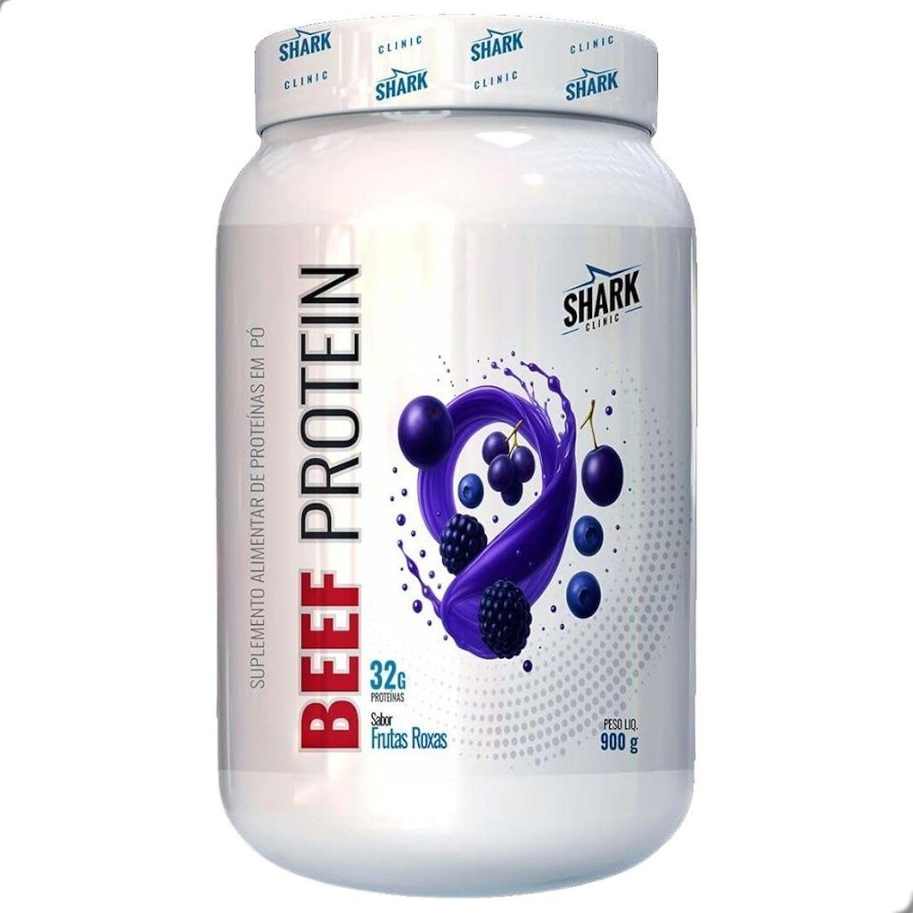 Beef Protein 32g Proteina da Carne Pote 900g Shark Pro