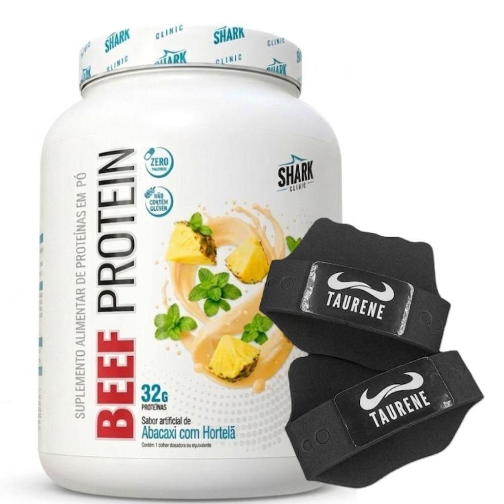 Beef Protein Abacaxi Hortela 1.8kg Luva - Shark Pro