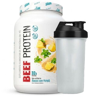 Beef Protein Abacaxi Hortela 900g Coqueteleira - Shark Pro