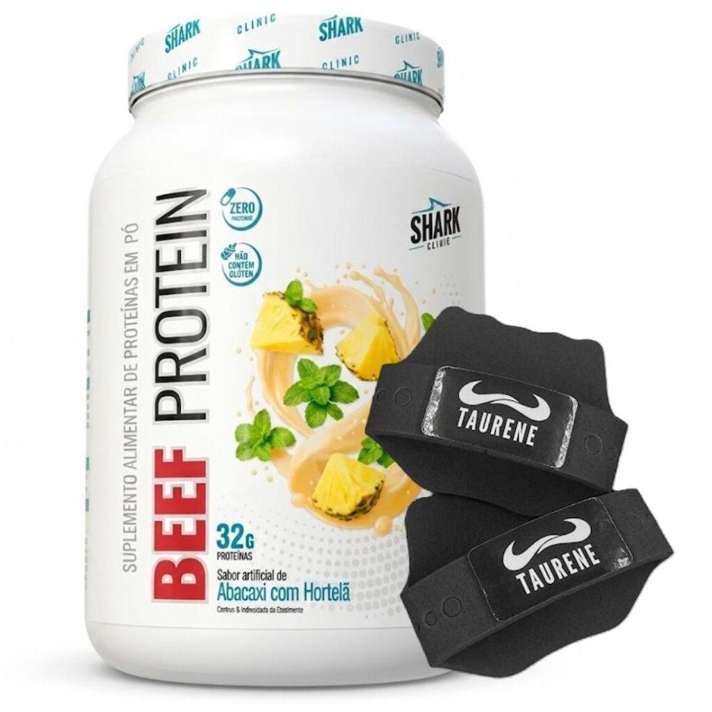Beef Protein Abacaxi Hortela 900g Luva - Shark Pro