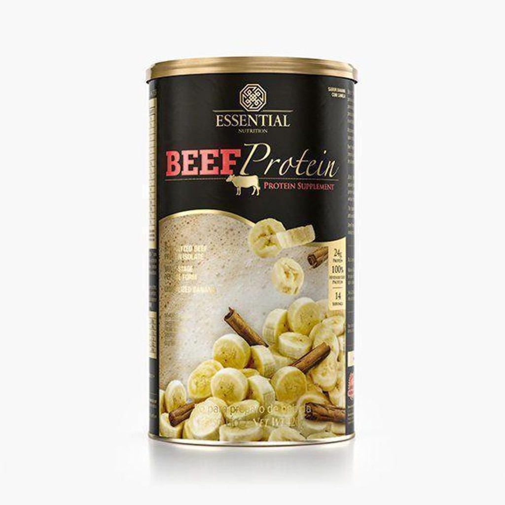 Beef protein banana com canela 420g - Essential