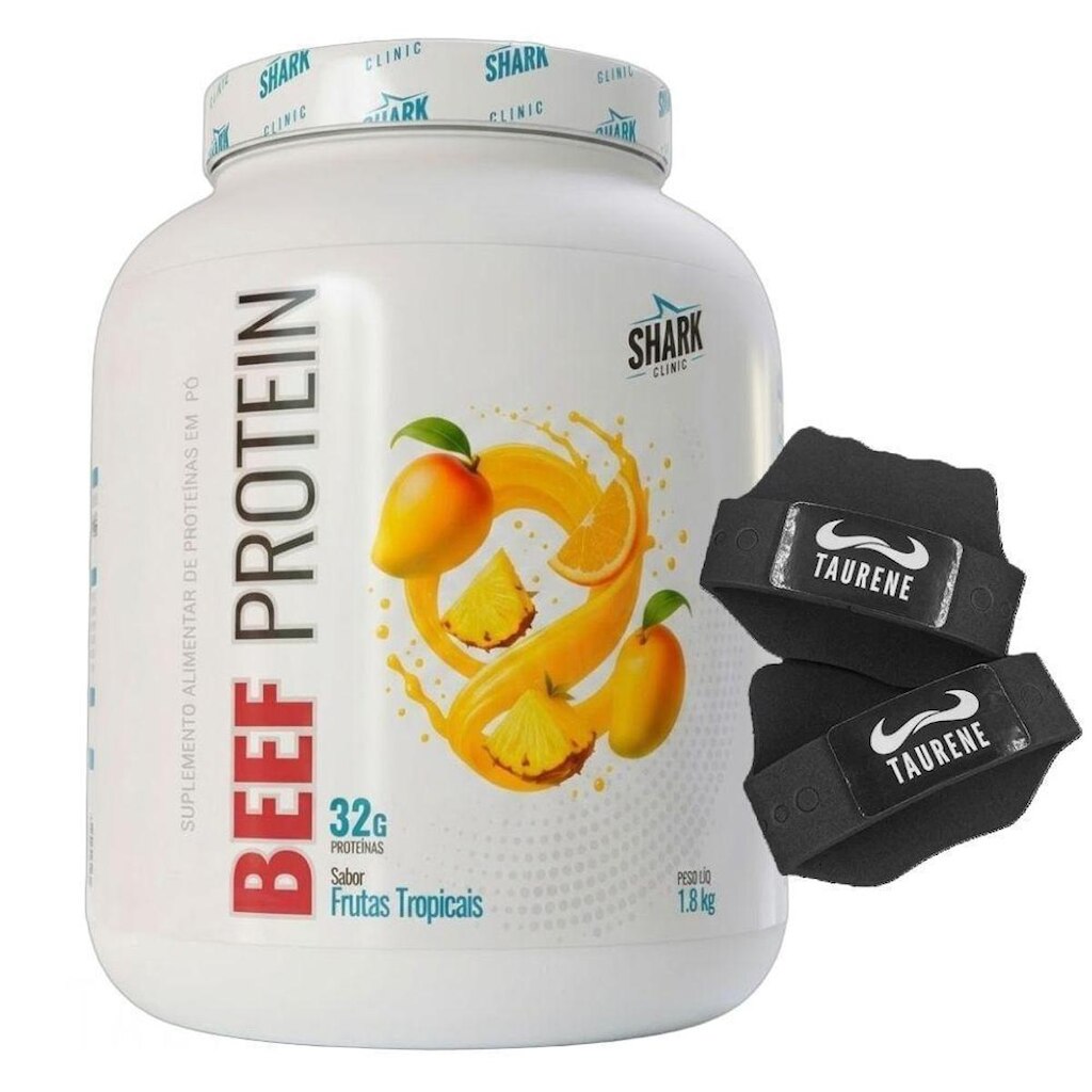 Beef Protein Frutas Tropicais 1.8kg Luva - Shark Pro