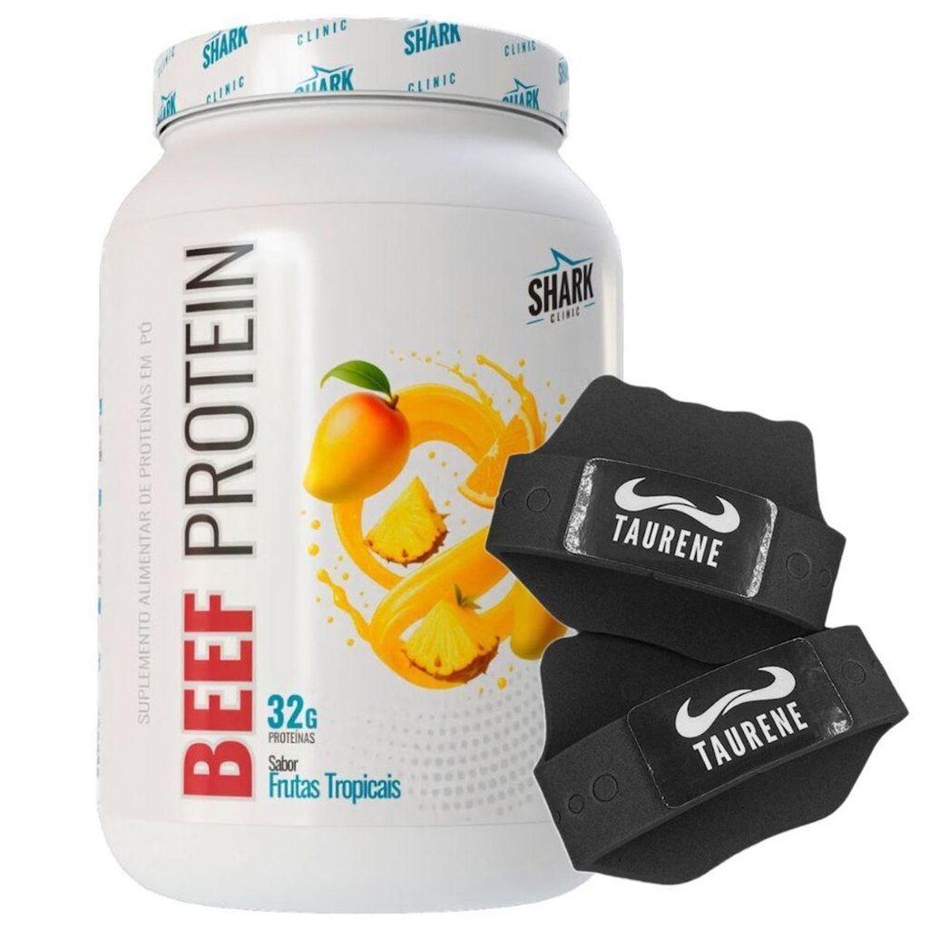 Beef Protein Frutas Tropicais 900g Luva - Shark Pro