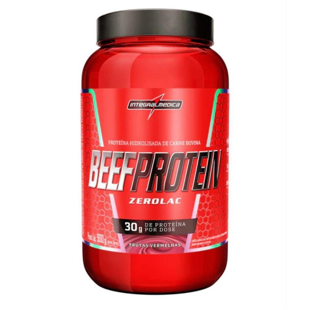 Beef Protein Hidrolisado Frutas Vermelhas 900g Integral