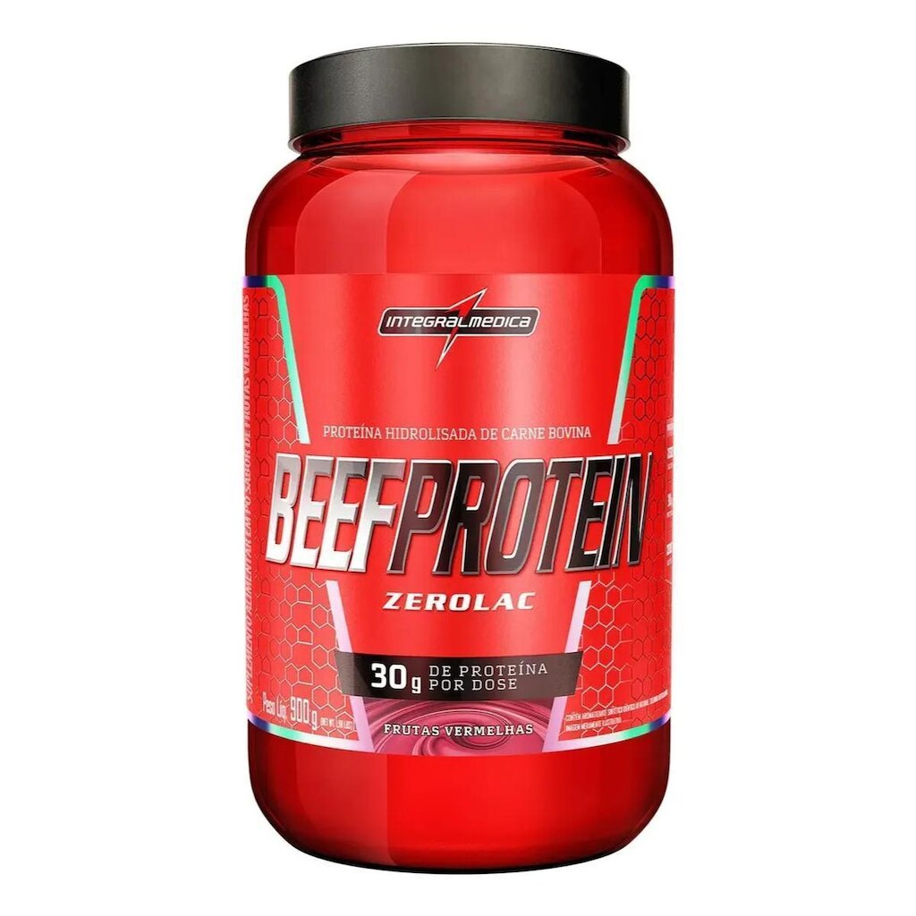 Beef Protein Integralmedica 900g Sabor Frutas Vermelhas