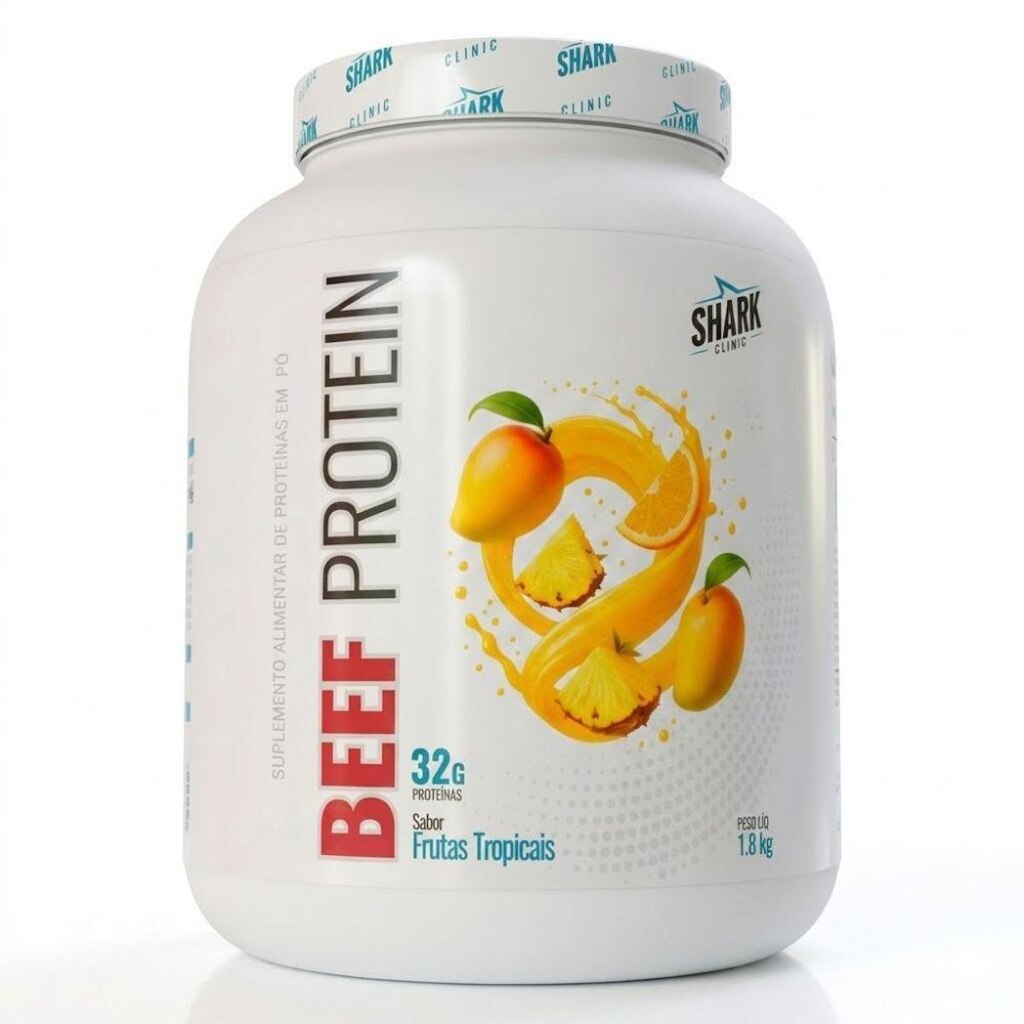 Beef Protein Isolado Hidrolisado Frutas Tropical 1.8kg Shark