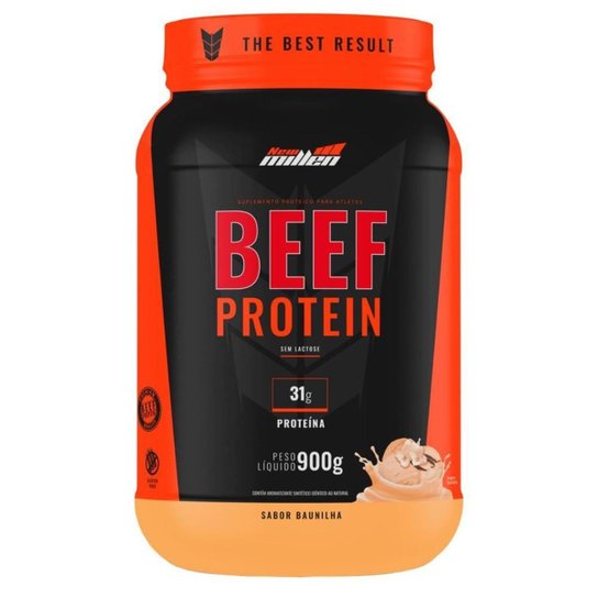 Beef Protein Isolate Baunilha 900G - New Millen Menor preço em Beef Protein Isolate Baunilha 900G - New Millen