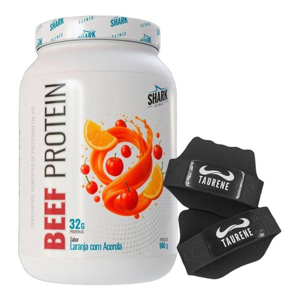 Beef Protein Laranja Acerola 900g Luva - Shark Pro