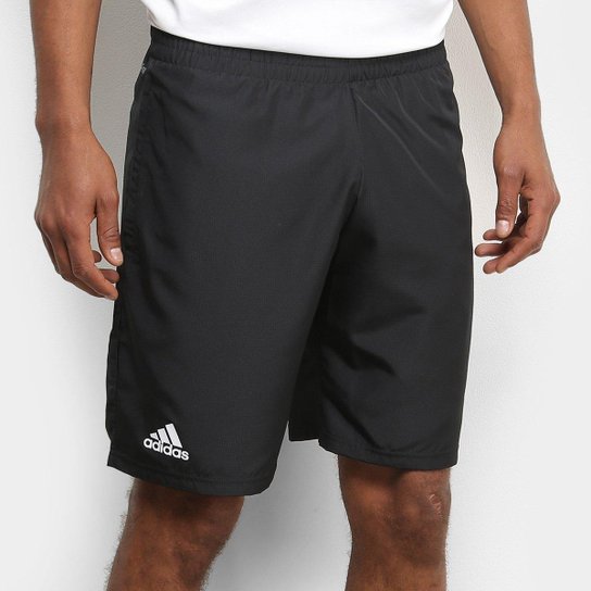 Bermuda Adidas Club 9 Masculina - Preto Menor preço em Bermuda Adidas Club 9 Masculina - Preto