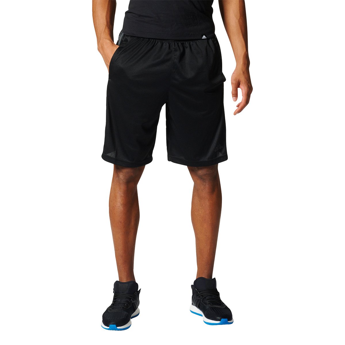bermuda adidas essentials 3s mesh masculina