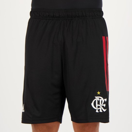 Bermuda Adidas Flamengo I 2021 Basquete - Preto Menor preço em Bermuda Adidas Flamengo I 2021 Basquete - Preto